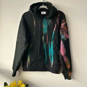 COTTON CITIZEN Oversized Brooklyn Tie-Dye Hoodie Black